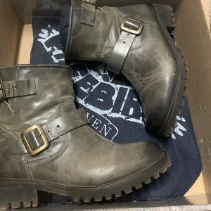 Freebird Biker Boots in Stone